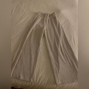 Abercrombie Waffle Lounge Wide Leg Pants